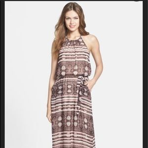 Jessica Simpson halter maxi dress